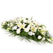 White Lily &amp; Rose Casket Spray Special offer