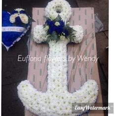 Anchor floral tribute