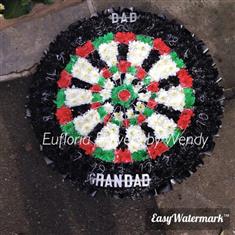 Dart board tribute