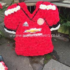 Sports shirt floral tribute