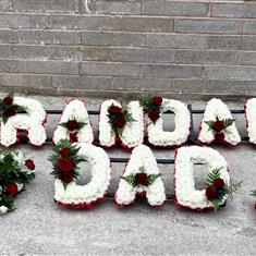 DAD lettering 