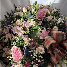 County floral wreath 